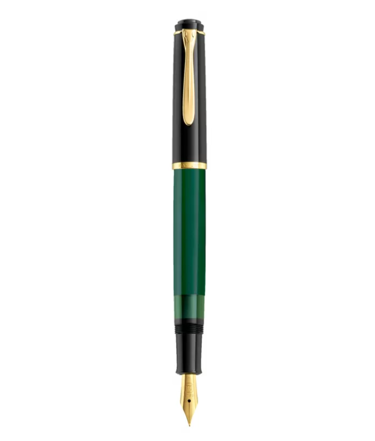 Penna Stilografica M251 Green-Black + boccetta inchiostro Gift Set