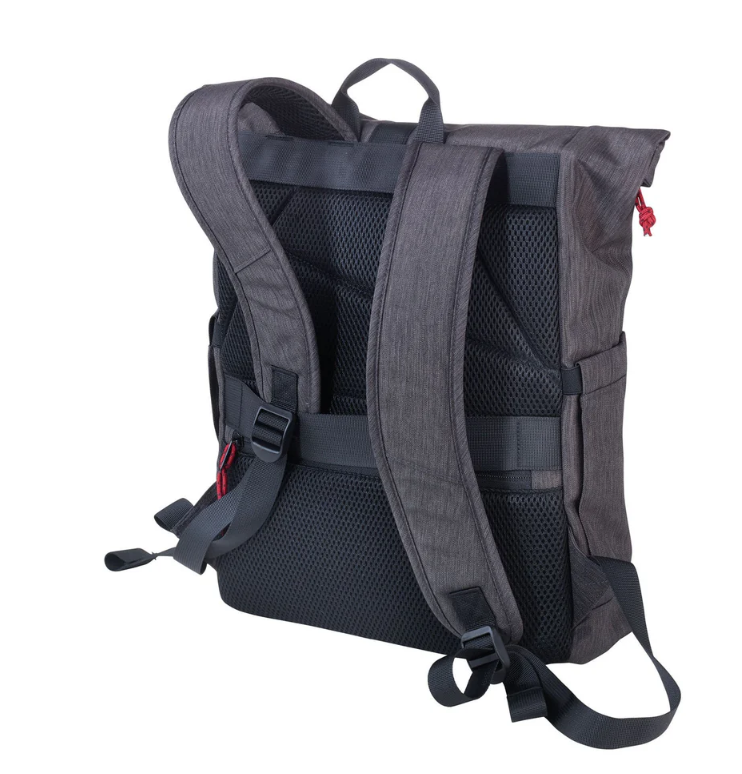 Zaino Business Roll Top Grigio Antracite/Nero