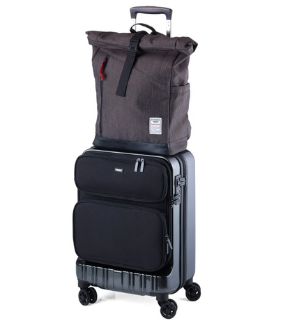 Zaino Business Roll Top Grigio Antracite/Nero
