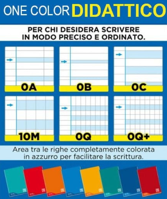 Quadernone A4 Rigatura OA Disgrafici