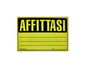 Cartello Affittasi 23x33cm