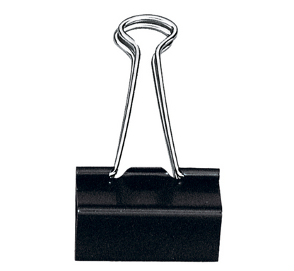 Molle Fermacarte Double Clip da 19 mm confezione da 12 pezzi