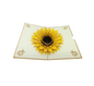 Biglietto Augurale Origami Girasole