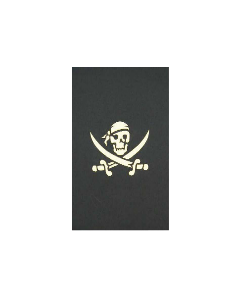 Biglietto Augurale Origami Veliero Pirati