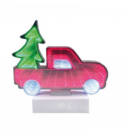 Lampada Led Natalizia Macchina Albero Natale