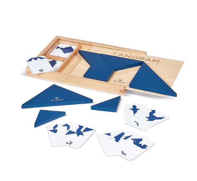 Gioco Tangram Blu