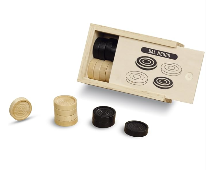 Set Pedine in Legno 32mm Dal Negro