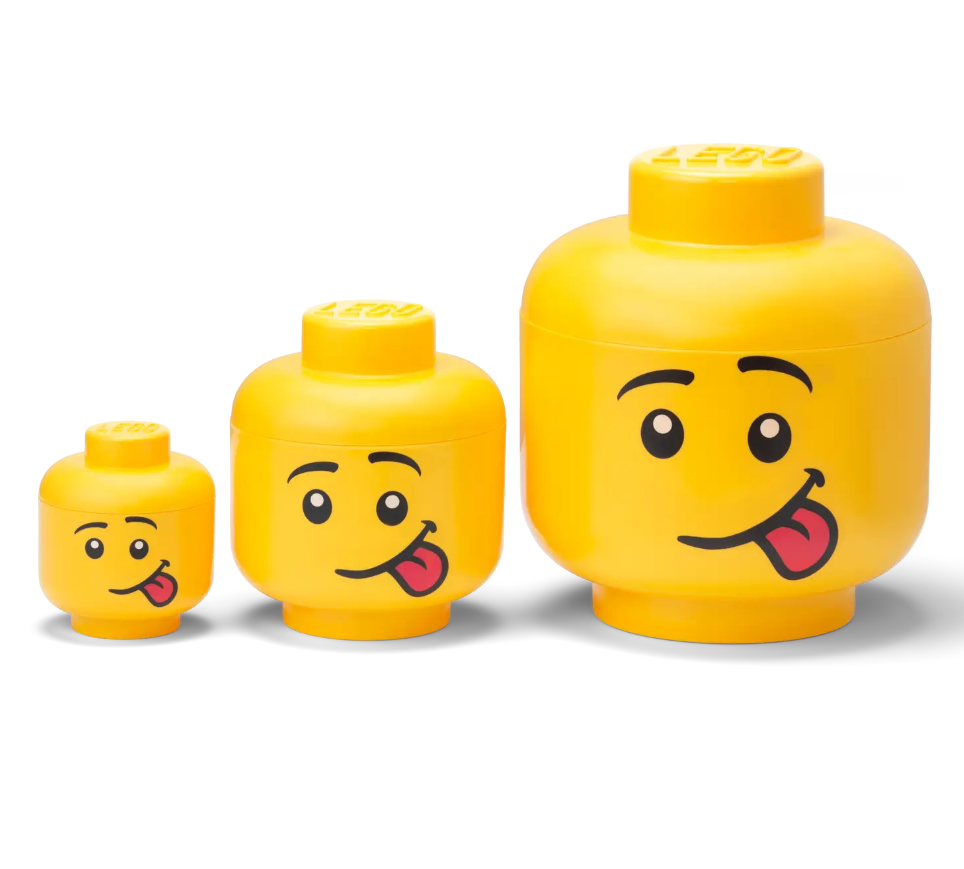Lego® Storage Head Boy Base