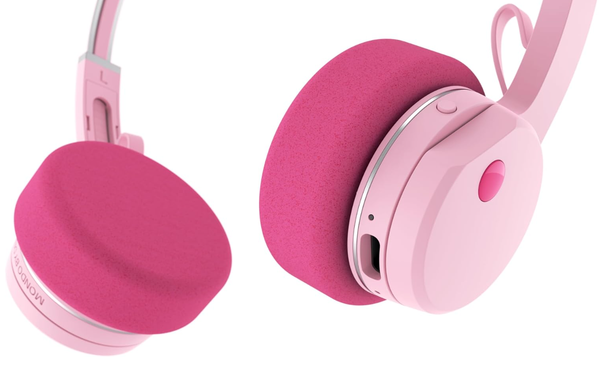 Cuffie anni 80  Mondo Freestyle Defunc wireless Rosa