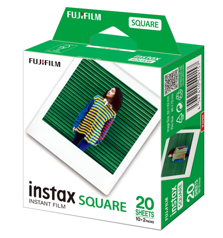 Pellicola per fotocamera istantanea Instax Square 20 foto