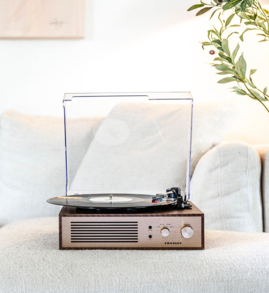 Giradischi in Legno Crosley Miles Record Player 33/45/78 giri