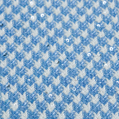 Portagioie Brigitte - Tweed Blu Maison Scarlett