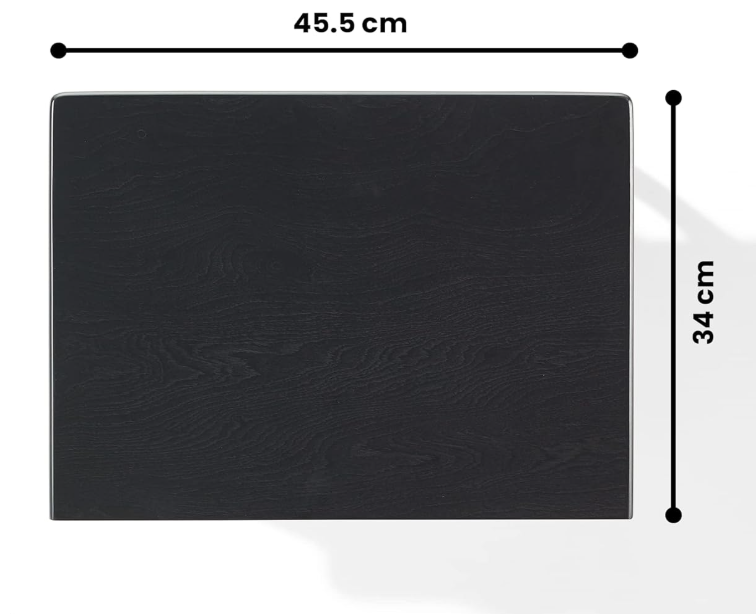 Mobiletto per Giradischi Legno Manchester Black