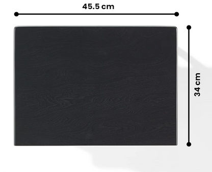 Mobiletto per Giradischi Legno Manchester Black