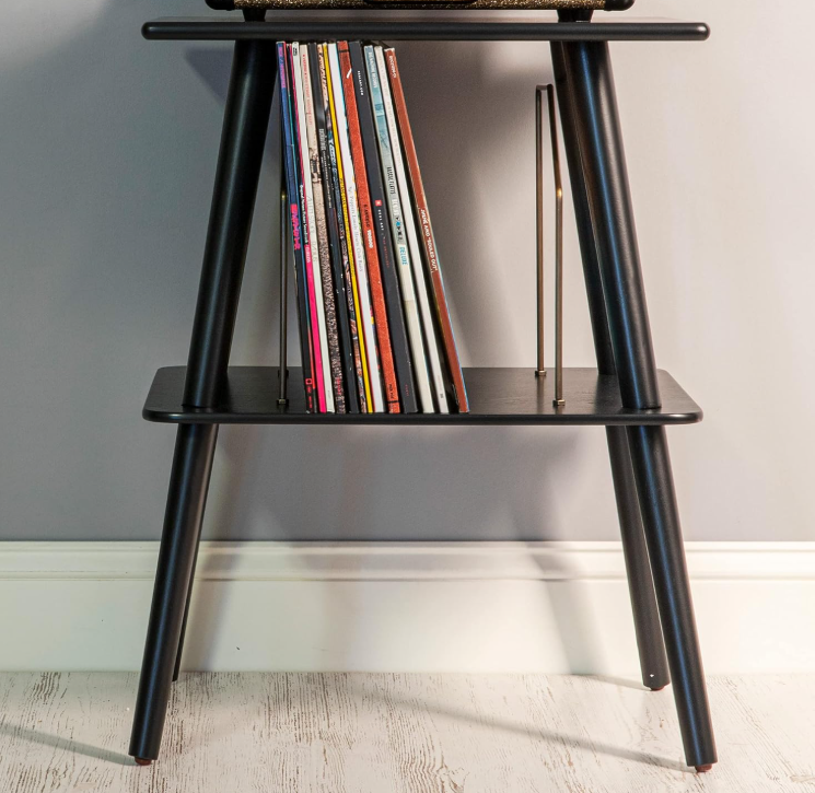Mobiletto per Giradischi Legno Manchester Black