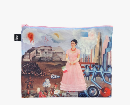 Set 3 pezzi Zip Pockets Frida Kahlo - Loqi®