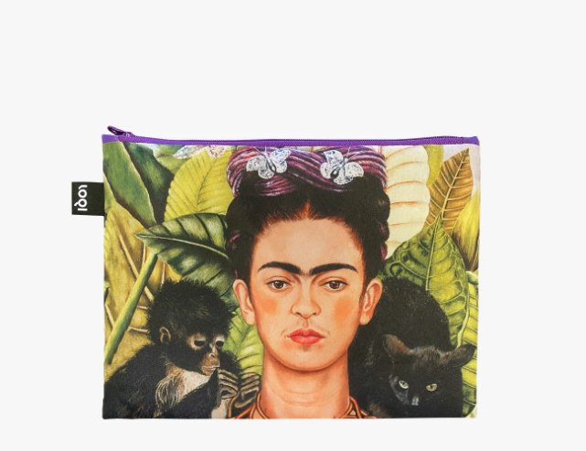 Set 3 pezzi Zip Pockets Frida Kahlo - Loqi®