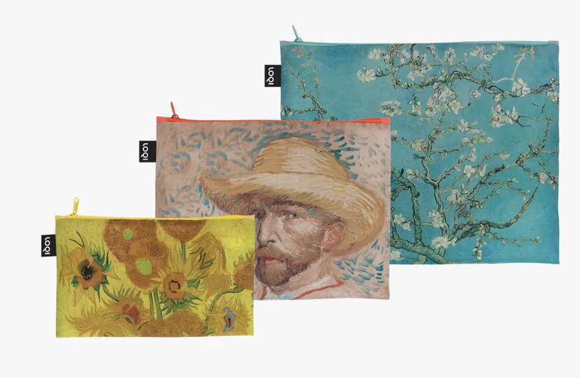 Set 3 pezzi Zip Pockets VINCENT VAN GOGH - Loqi®