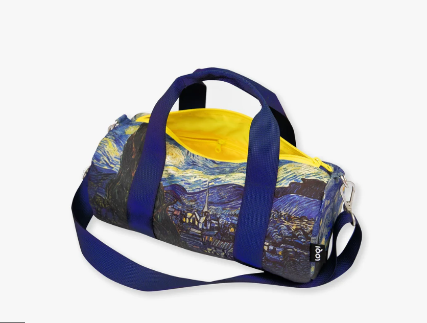 Borsa da viaggio media con tracolla VAN GOGH Starry Night Neon - Loqi®