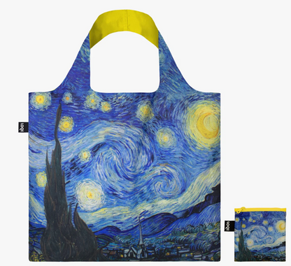 VAN GOGH Starry Night Neon Recycled Bag - Loqi®