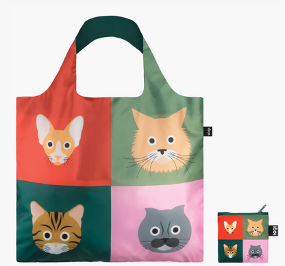 STEPHEN CHEETHAM Cats Recycled Bag - Loqi®
