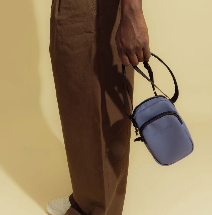 Corossbodybag Street Velvet Blue Beckmann
