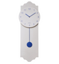 Orologio a pendolo moderno 24x70cm Bianco/Blu Chic Mic