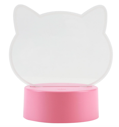 Lampada a lavagna scrivibile e cancellabile DIY CAT