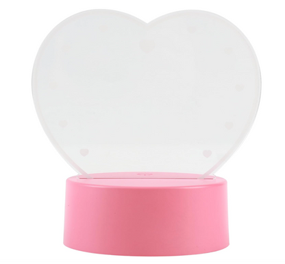 Lampada a lavagna scrivibile e cancellabile DIY FOLLOW YOUR HEART