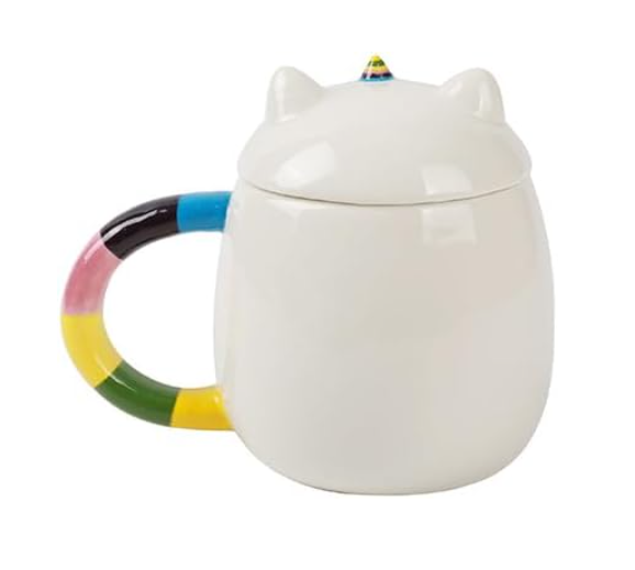 Tazza con cucchiaino a forma di lingua UNICORN 400ml