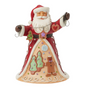 Statuetta Babbo Natale Ghirlanda Pan di Zenzero  - Jim Shore