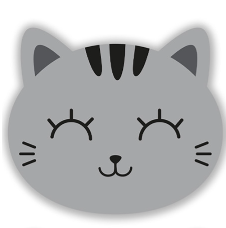 Tovaglietta Gatto Grigio PPL