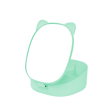 Specchi da trucco e porta gioie Verde pastello