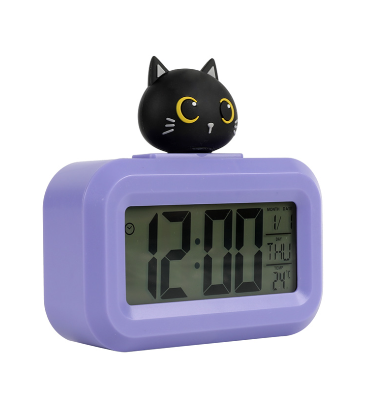 Sveglia digitale Gatto Nero