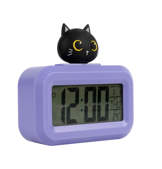 Sveglia digitale Gatto Nero