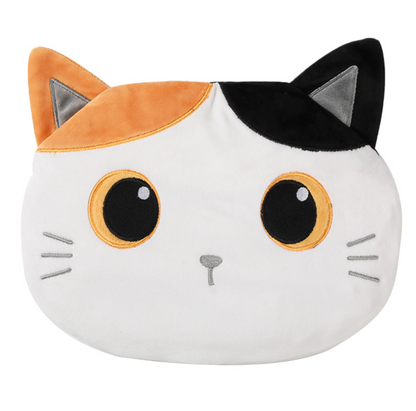 Cuscino riscaldabile/raffeddabile semi GATTO BIANCO