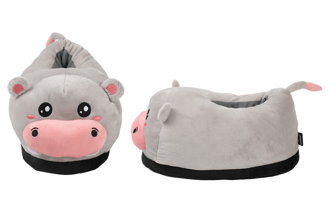 Pantofole Plush Ippopotamo 36/49 EU taglia unica