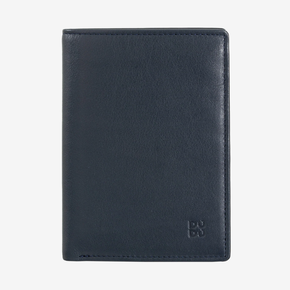 Portafoglio uomo RFID Colorful Navy - Tiberio - DùDù