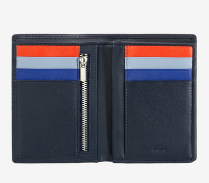 Portafoglio uomo RFID Colorful Navy - Tiberio - DùDù