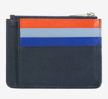 Bustina porta carte di credito Colorful Navy - Tiago - DùDù