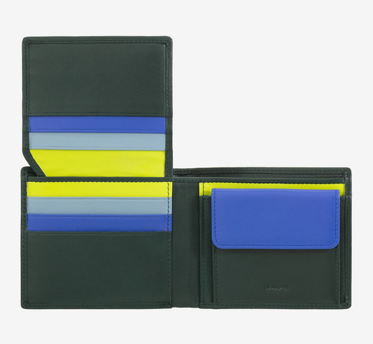 Portafoglio uomo piccolo RFID Colorful Mangrove - Tullio - DùDù
