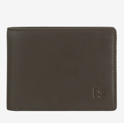 Portafoglio uomo porta carte RFID Colorfu Coffee Brown - Caprera - DùDù