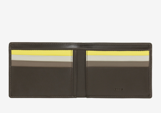 Portafoglio uomo porta carte RFID Colorfu Coffee Brown - Caprera - DùDù