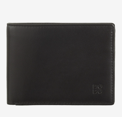Portafoglio uomo porta carte RFID Colorfu Nero - Caprera - DùDù