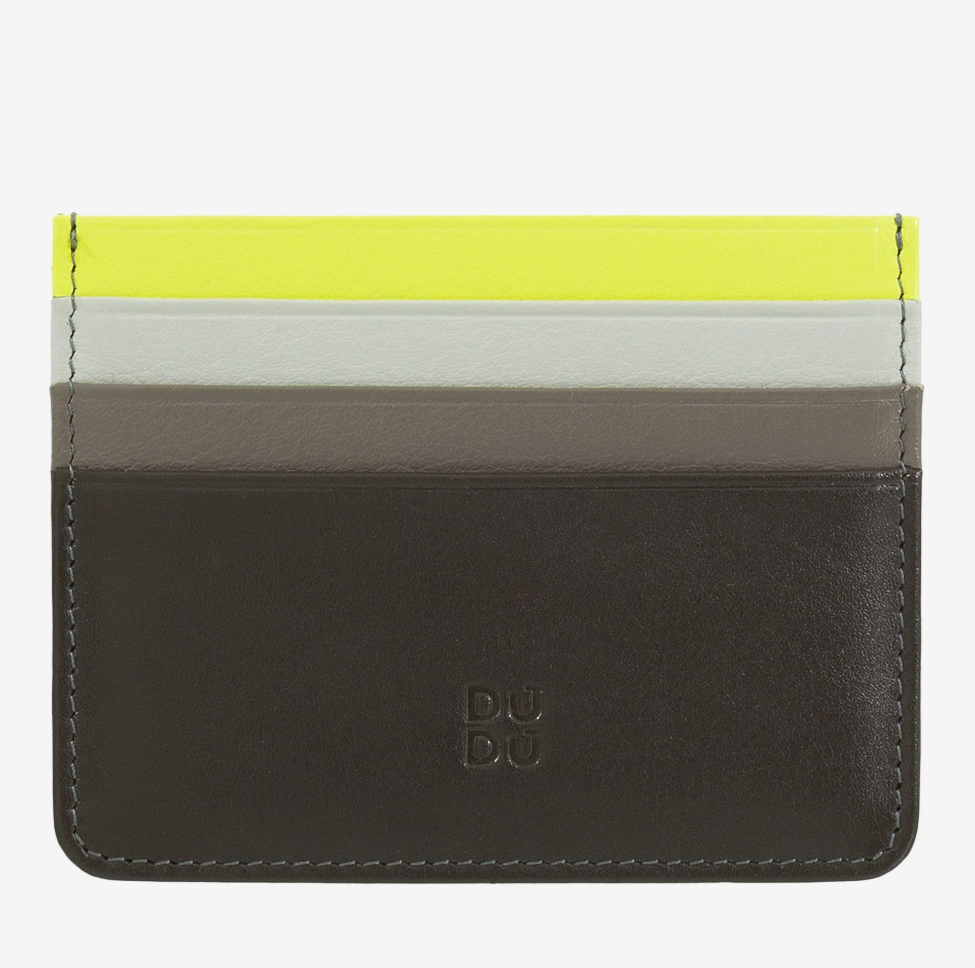 Porta carte di credito Colorful Coffee brown - Svalbard - DùDù