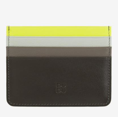 Porta carte di credito Colorful Coffee brown - Svalbard - DùDù