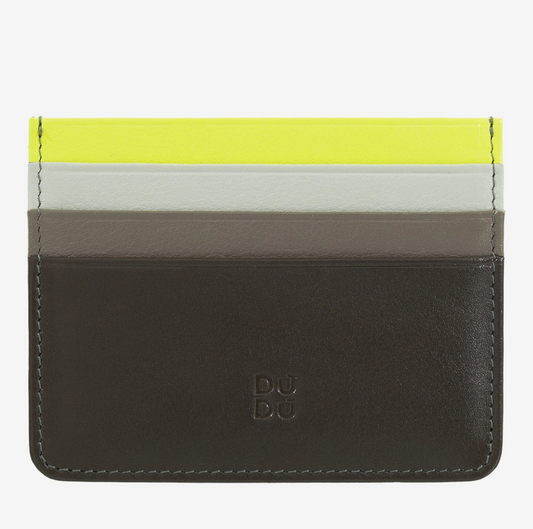 Porta carte di credito Colorful Coffee brown - Svalbard - DùDù