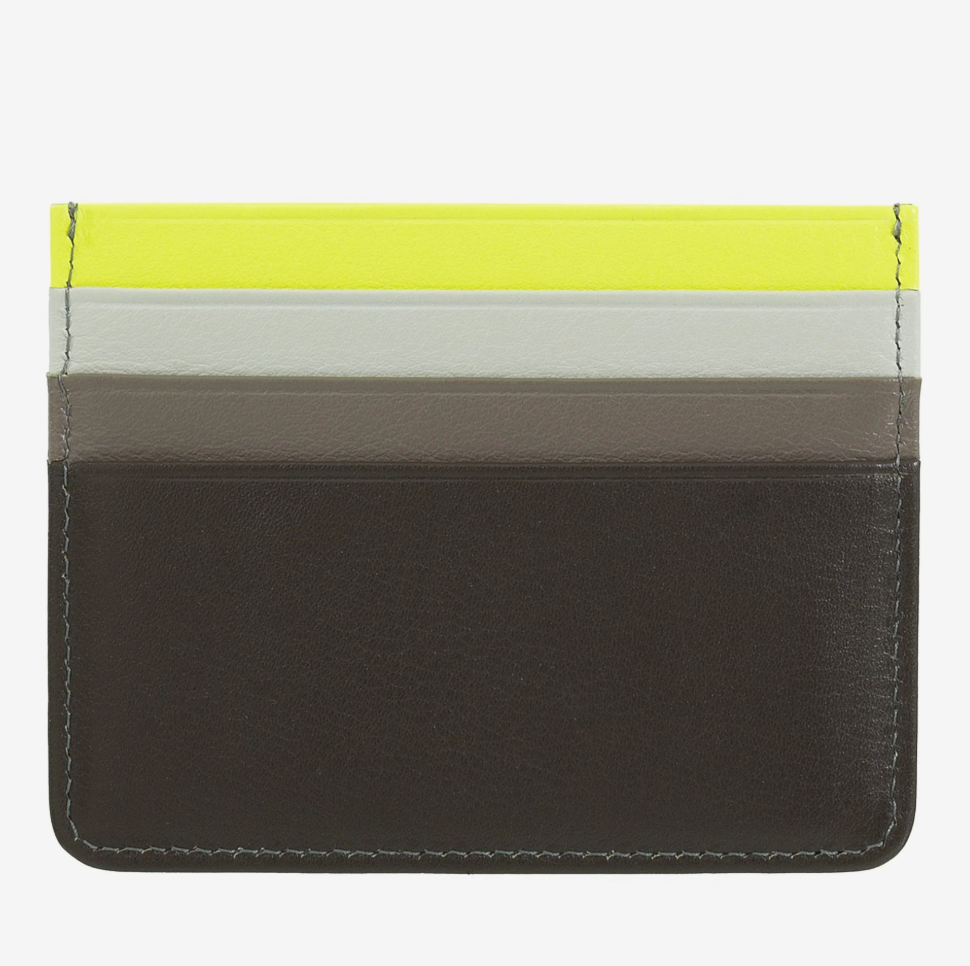 Porta carte di credito Colorful Coffee brown - Svalbard - DùDù