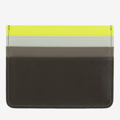 Porta carte di credito Colorful Coffee brown - Svalbard - DùDù