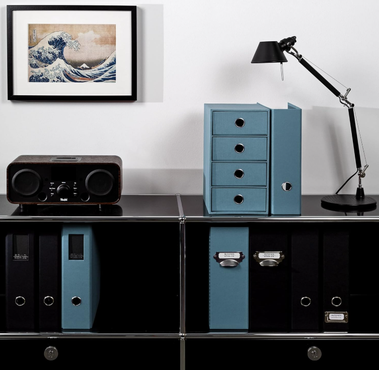 Box archivio 4 cassetti SOHO 175x310x250 Denim